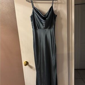 Revelry Slate Blue Maxi Dress